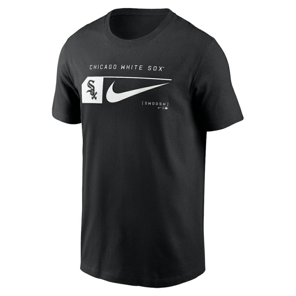 Chicago White Sox Nike Fashion Graphic Swoosh T-Shirt - Black - Nike Online