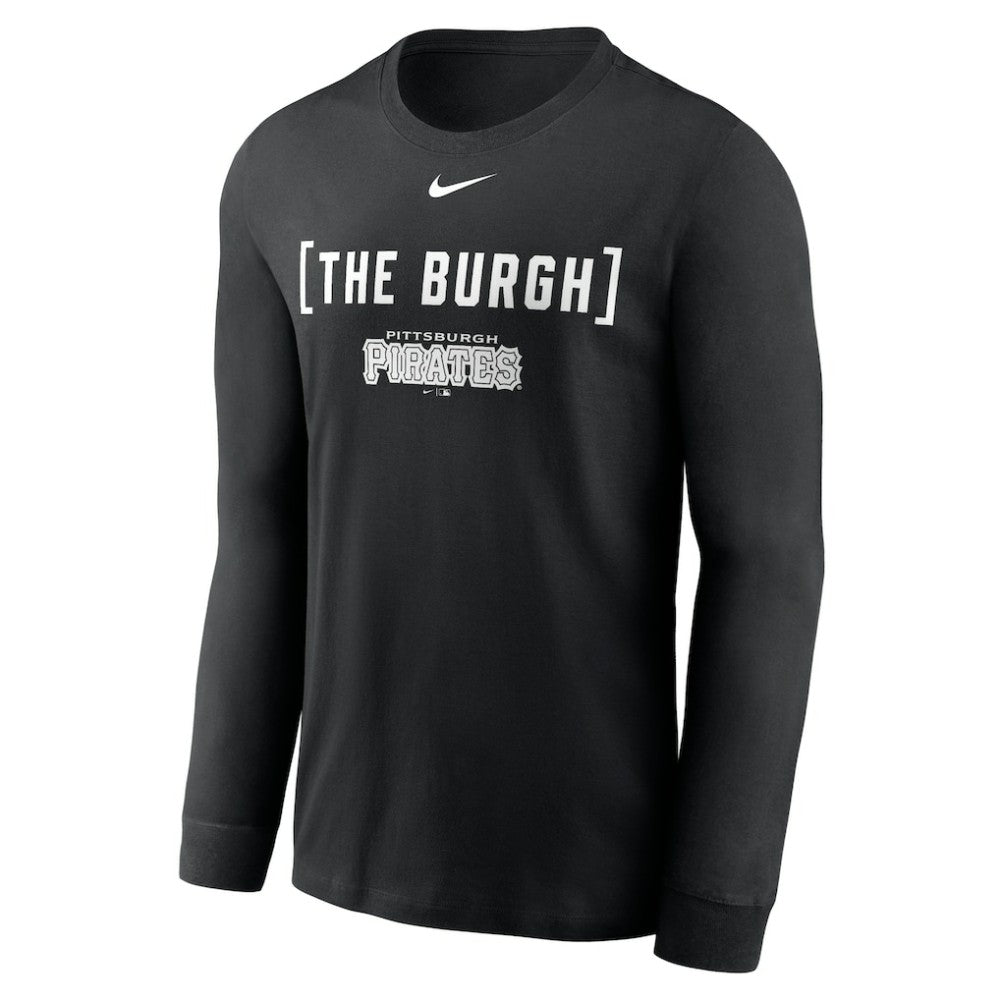 Pittsburgh Pirates Nike Local Nickname Long Sleeve T-Shirt - Black - Nike Online