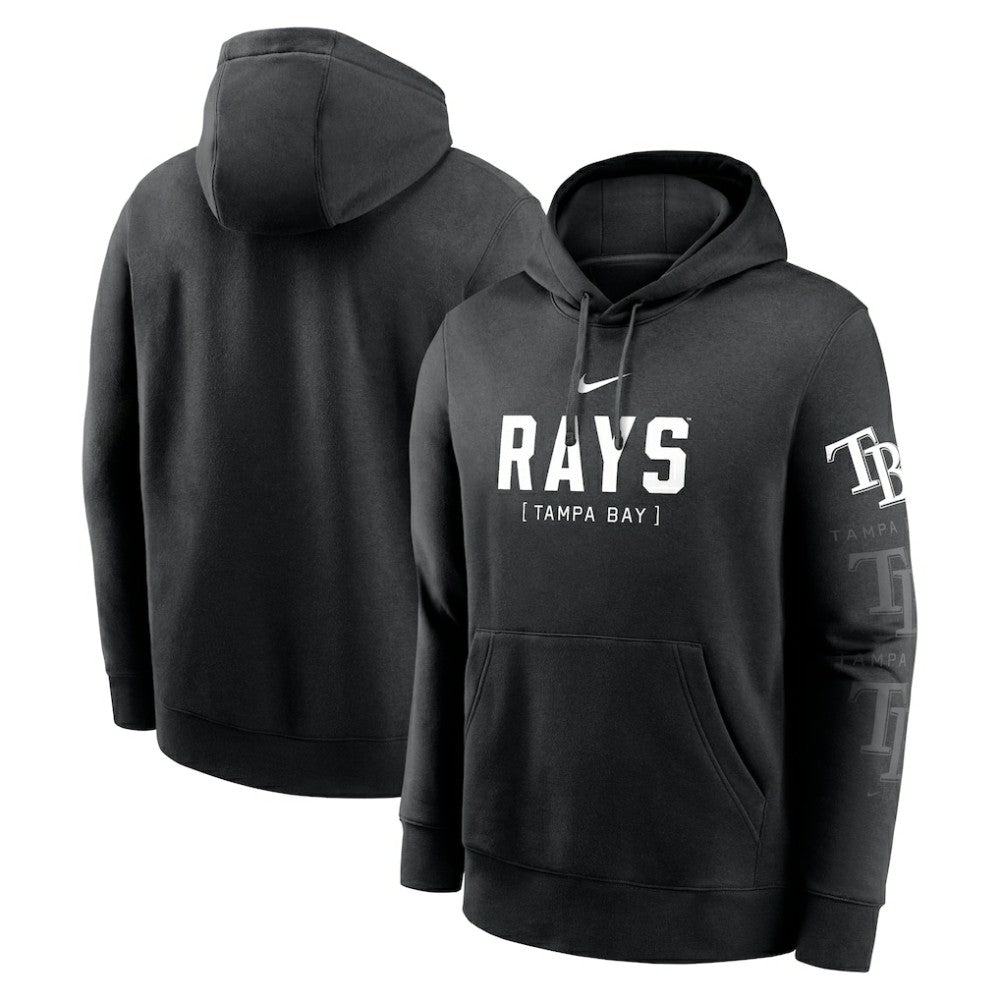 Tampa Bay Rays Nike Fashion Club Pullover Hoodie - Black - Nike Sale