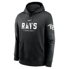 Tampa Bay Rays Nike Fashion Club Pullover Hoodie - Black - Nike Sale