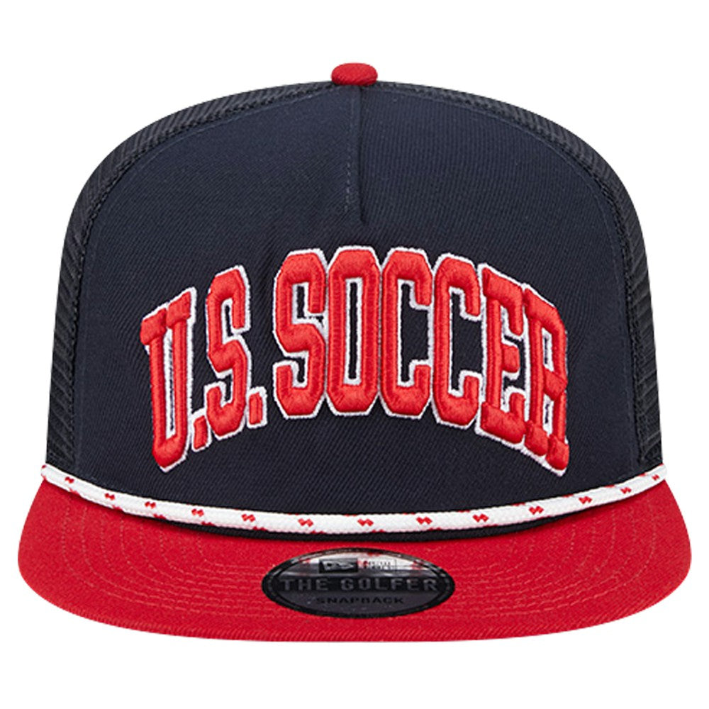 USWNT New Era Throwback Golfer Snapback Hat Navy - New Era sale