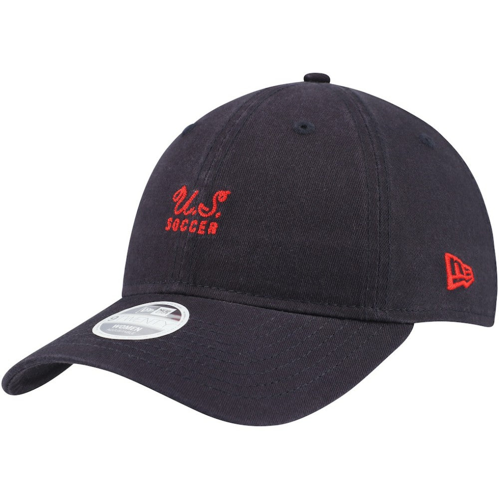 USWNT New Era Women's Throwback 9TWENTY Adjustable Hat Navy - New Era