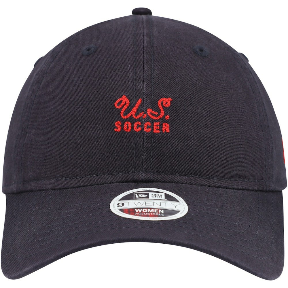USWNT New Era Women's Throwback 9TWENTY Adjustable Hat Navy - New Era