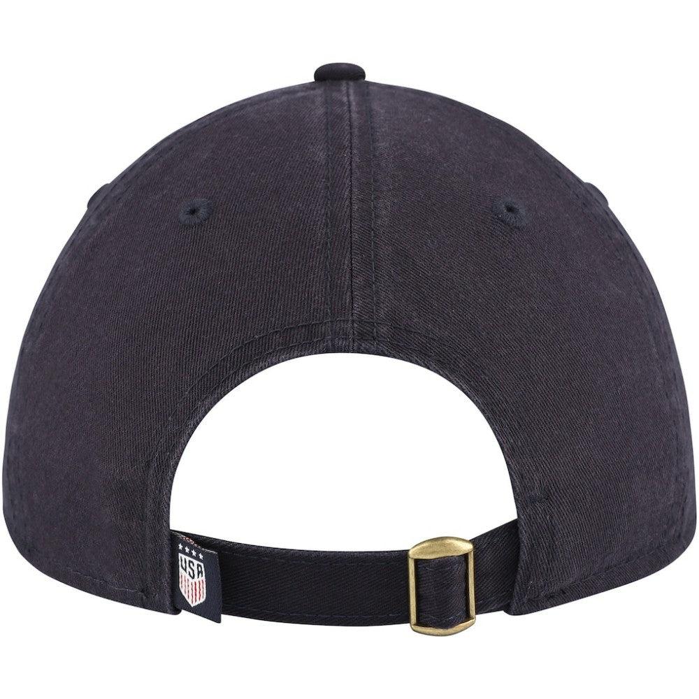 USWNT New Era Women's Throwback 9TWENTY Adjustable Hat Navy - New Era