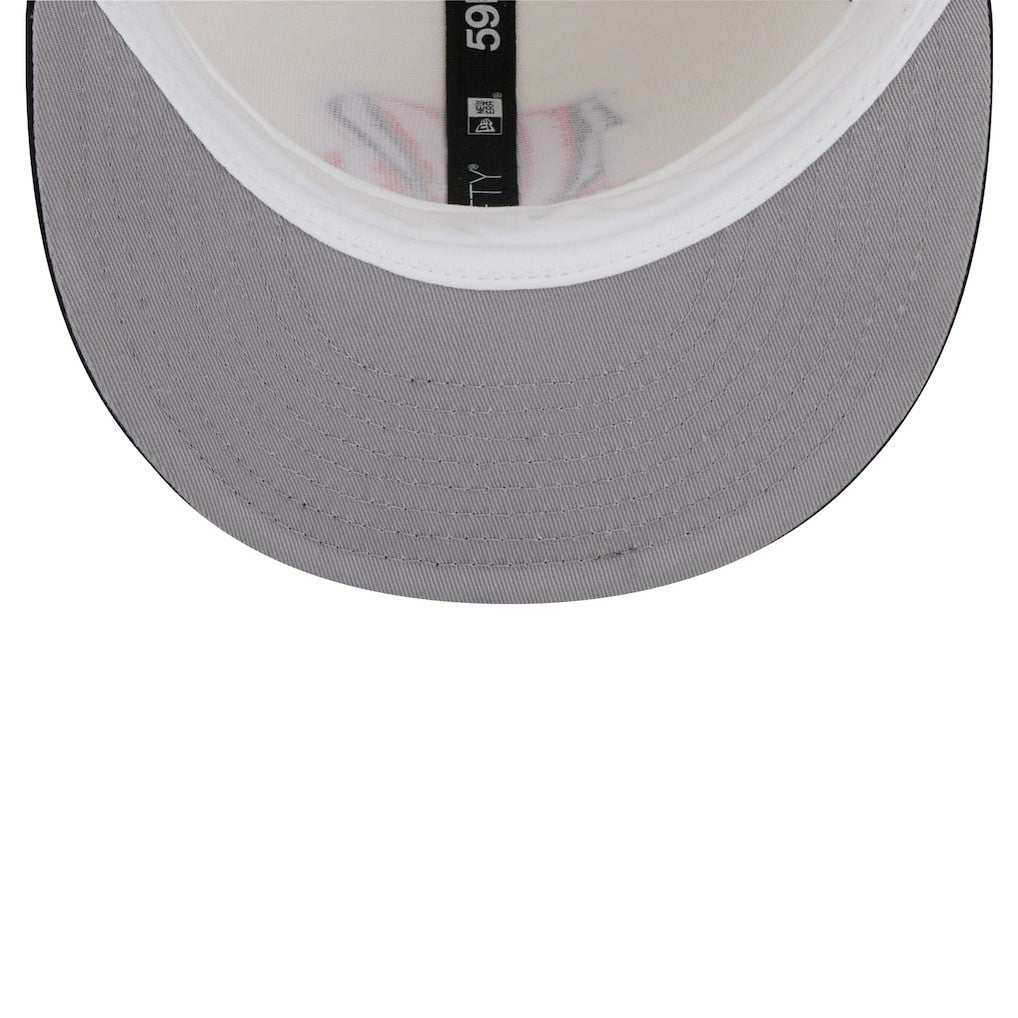 Cincinnati Bengals New Era Soutache 59FIFTY Fitted Hat Cream