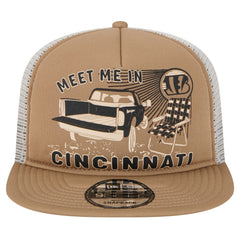 Cincinnati Bengals New Era Meet Me 9FIFTY Snapback Hat Tan