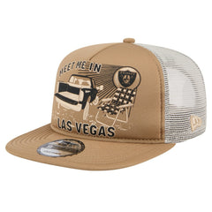 Las Vegas Raiders New Era Meet Me 9FIFTY Snapback Hat Tan