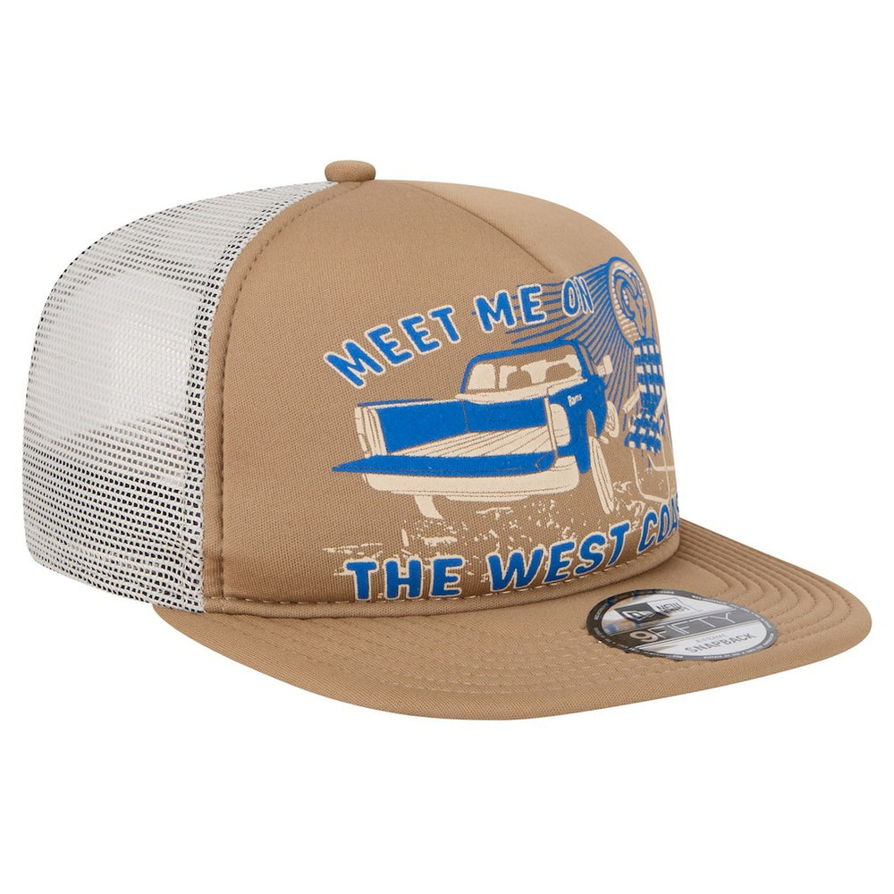Los Angeles Rams New Era Meet Me 9FIFTY Snapback Hat Tan