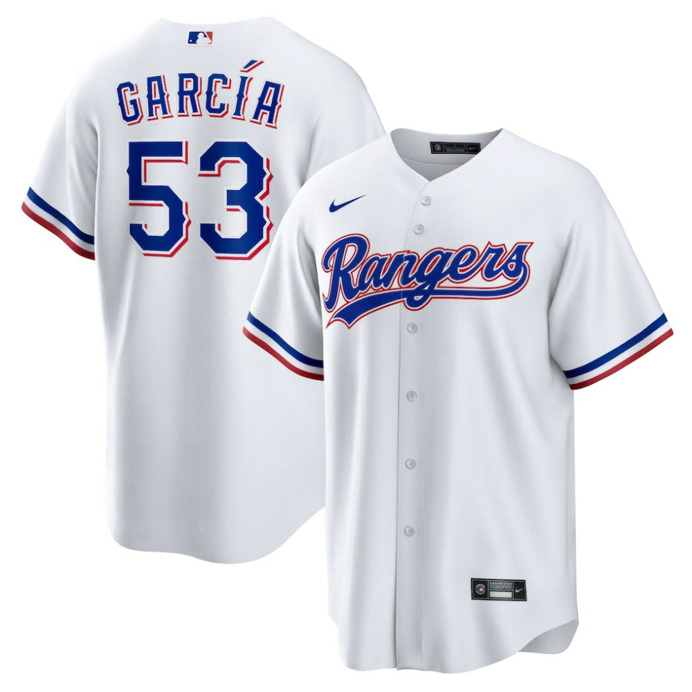 Adolis Garcia Texas Rangers Nike Home Replica Jersey - White - Nike Sale
