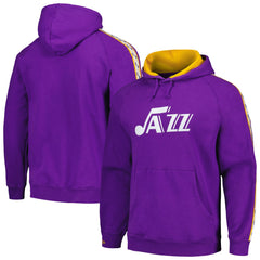 Utah Jazz Hardwood Classics Nights Raglan Pullover Hoodie Purple | Mitchell & Ness outlet