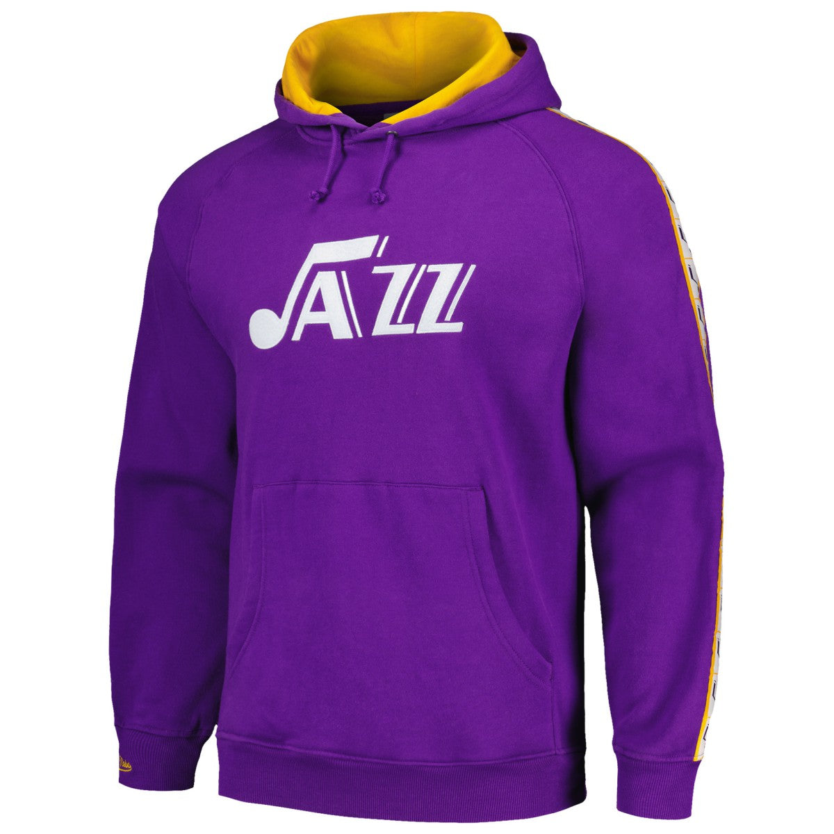 Utah Jazz Hardwood Classics Nights Raglan Pullover Hoodie Purple | Mitchell & Ness outlet
