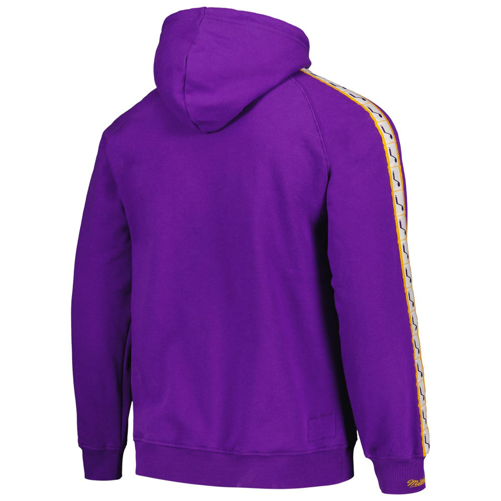 Utah Jazz Hardwood Classics Nights Raglan Pullover Hoodie Purple | Mitchell & Ness outlet