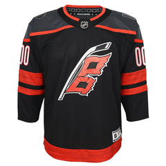 Carolina Hurricanes Youth Home Premier Custom Jersey - Black - NHL 200910429