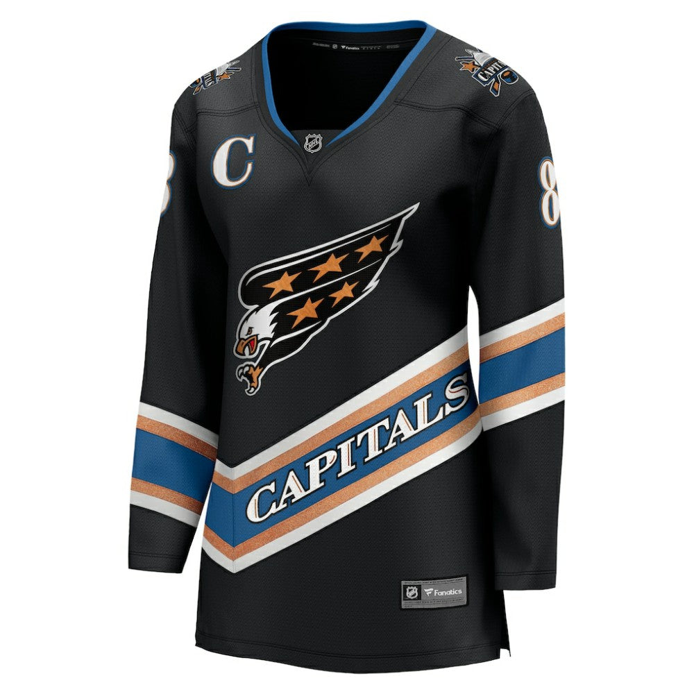 Alexander Ovechkin Washington Capitals Fanatics Women's 50th Anniversary Breakaway Jersey - Black - NHL 200910435