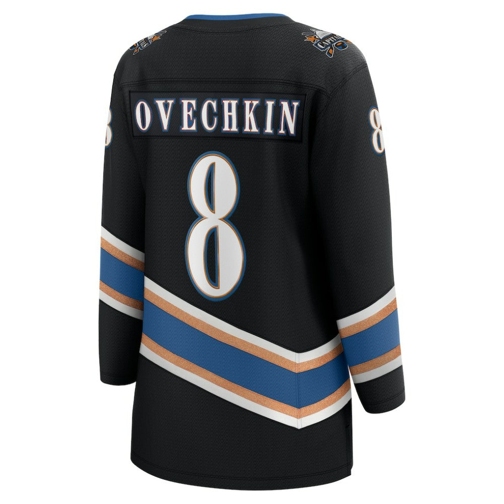 Alexander Ovechkin Washington Capitals Fanatics Women's 50th Anniversary Breakaway Jersey - Black - NHL 200910435