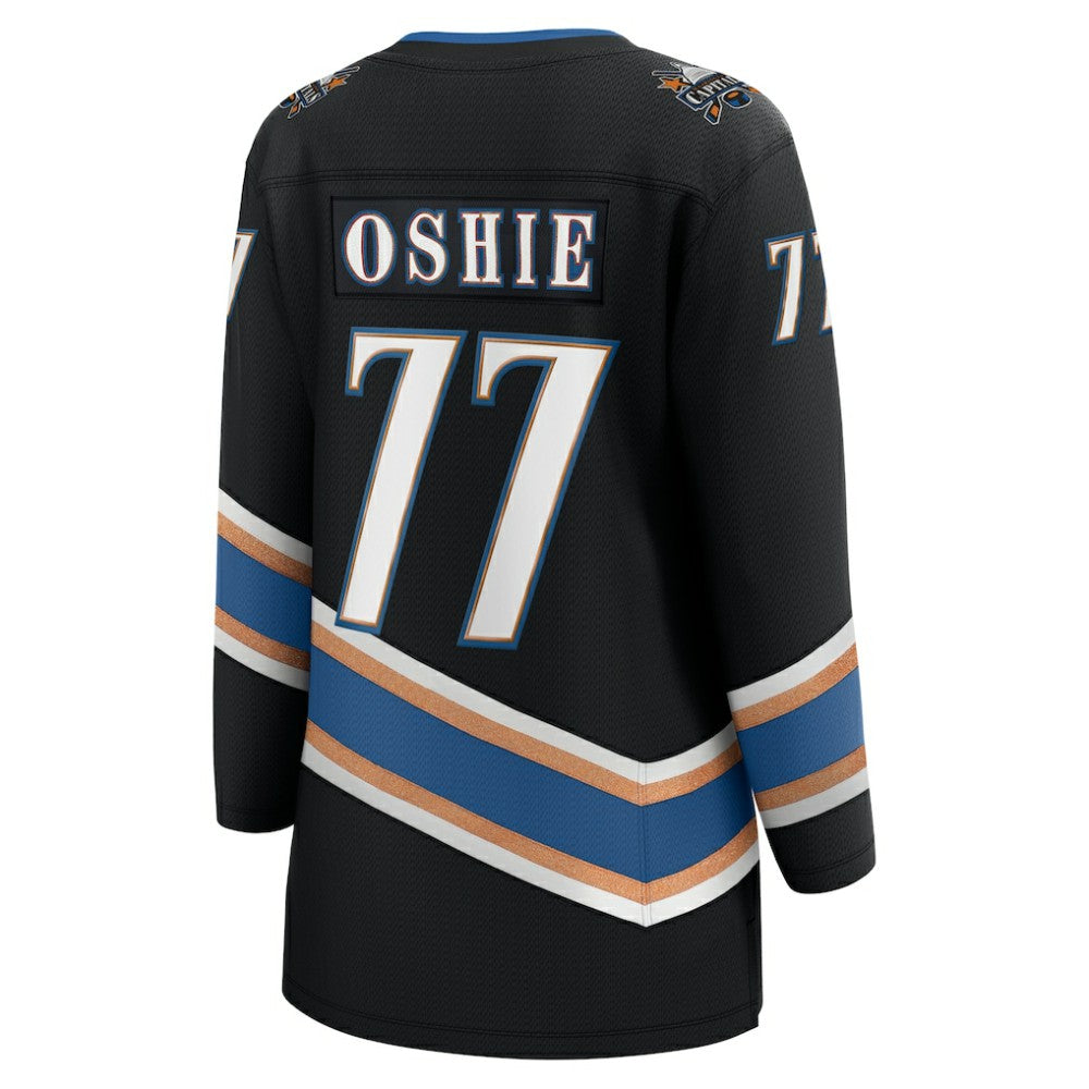 TJ Oshie Washington Capitals Fanatics Women's 50th Anniversary Breakaway Jersey - Black - NHL 200910438