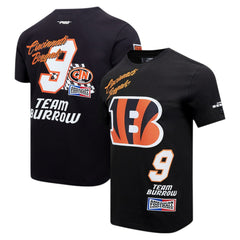 Joe Burrow Cincinnati Bengals Pro Standard Fast Lane Name & Number Player T-Shirt Black