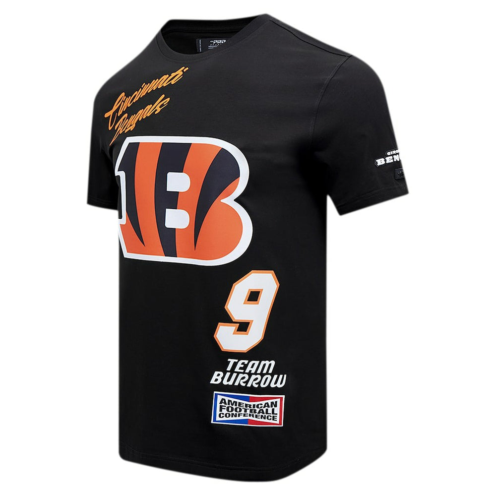 Joe Burrow Cincinnati Bengals Pro Standard Fast Lane Name & Number Player T-Shirt Black