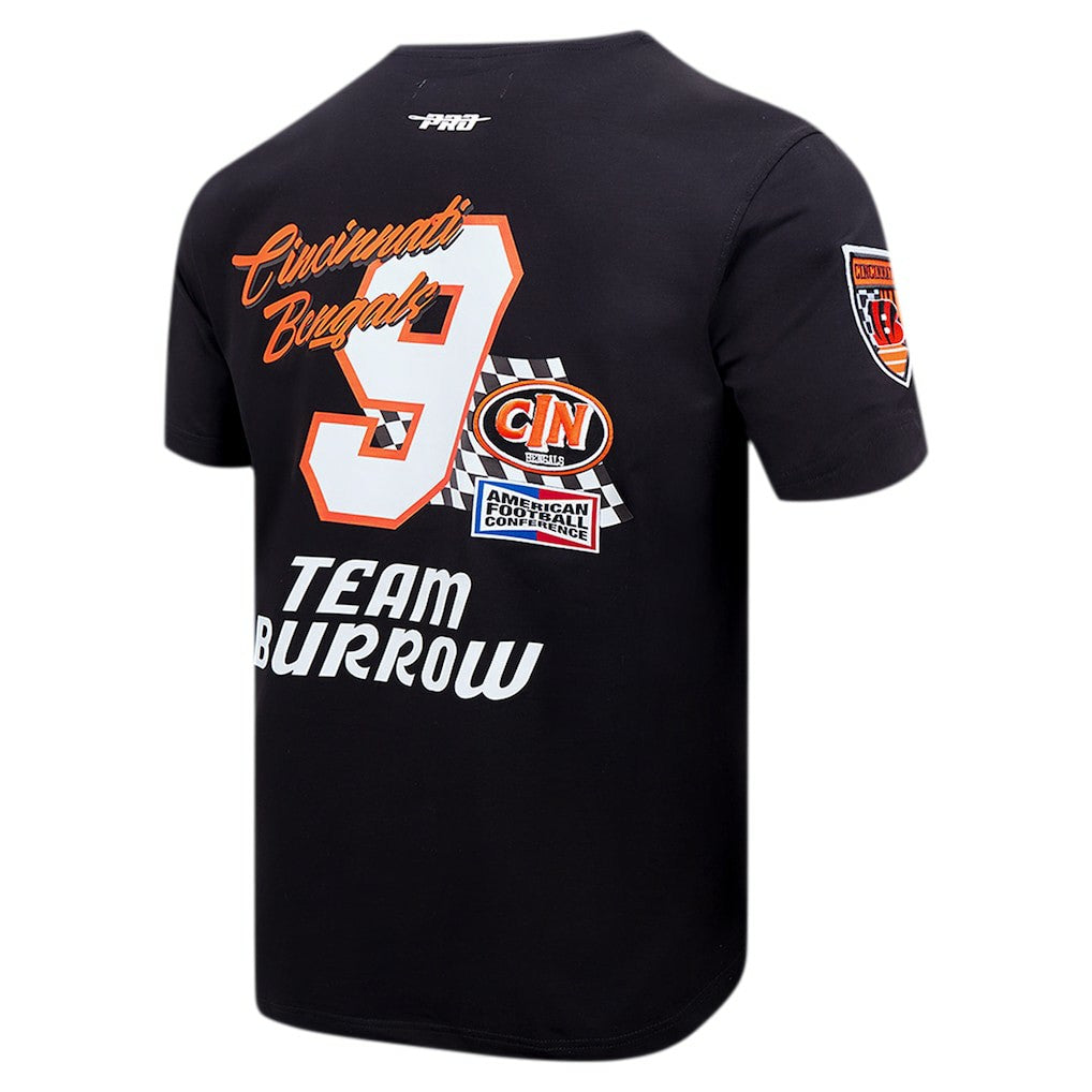 Joe Burrow Cincinnati Bengals Pro Standard Fast Lane Name & Number Player T-Shirt Black