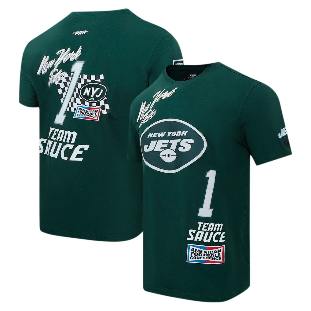 Ahmad Sauce Gardner New York Jets Pro Standard Fast Lane Name & Number Player T-Shirt Green