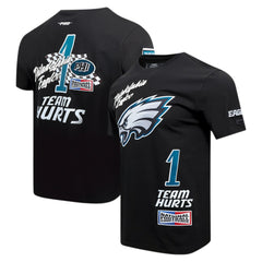 Jalen Hurts Philadelphia Eagles Pro Standard Fast Lane Name & Number Player T-Shirt Black