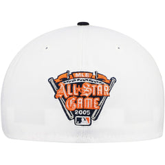 Detroit Tigers New Era Major Sidepatch 59FIFTY Fitted Hat - White/Navy - New Era Discount