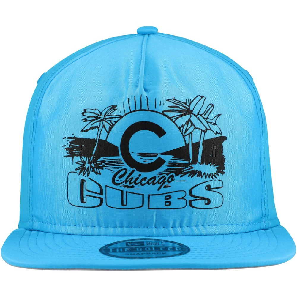 Chicago Cubs New Era Neon Golfer Snapback Hat - Blue - New Era Lifestyle