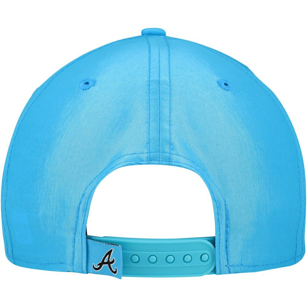 Atlanta Braves New Era Neon Golfer Snapback Hat - Blue - New Era Discount