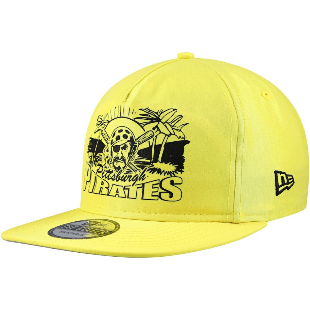 Pittsburgh Pirates New Era Neon Golfer Snapback Hat - Yellow - New Era Discount