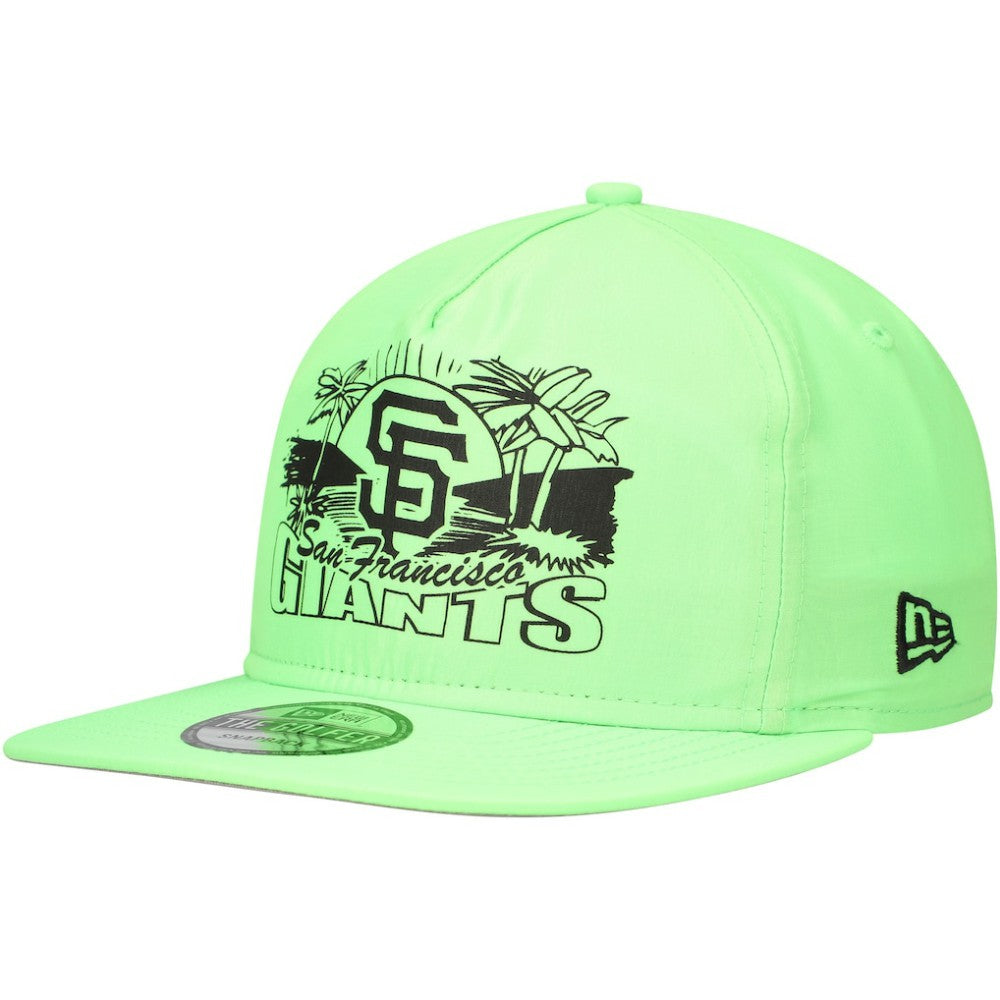 San Francisco Giants New Era Neon Golfer Snapback Hat - Green - New Era Discount