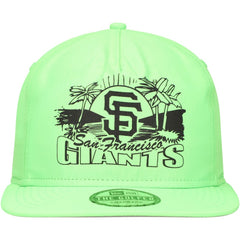San Francisco Giants New Era Neon Golfer Snapback Hat - Green - New Era Discount