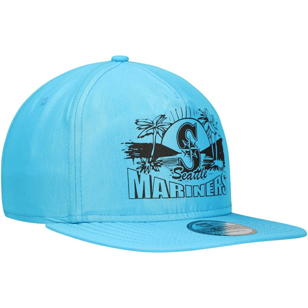 Seattle Mariners New Era Neon Golfer Snapback Hat - Blue - New Era Online