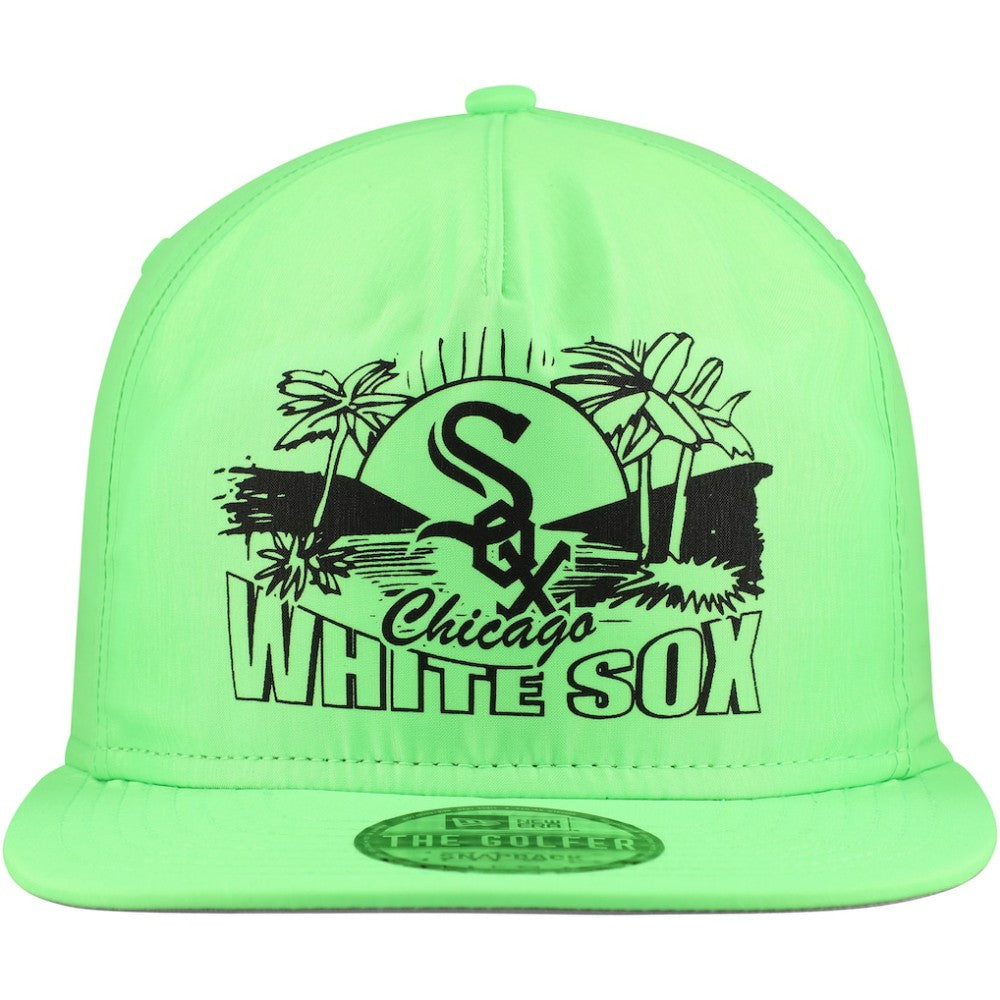 Chicago White Sox New Era Neon Golfer Snapback Hat - Green - New Era Online