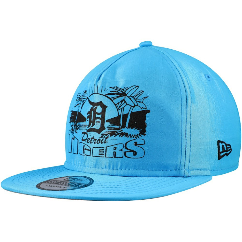 Detroit Tigers New Era Neon Golfer Snapback Hat - Blue - New Era Lifestyle