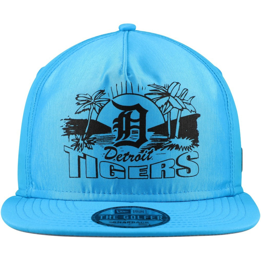 Detroit Tigers New Era Neon Golfer Snapback Hat - Blue - New Era Lifestyle