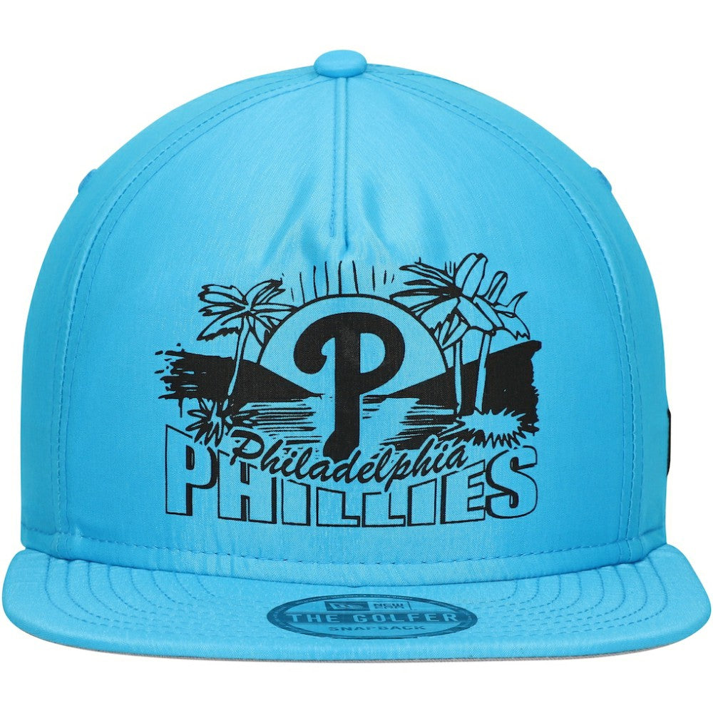 Philadelphia Phillies New Era Neon Golfer Snapback Hat - Blue - New Era on Sale