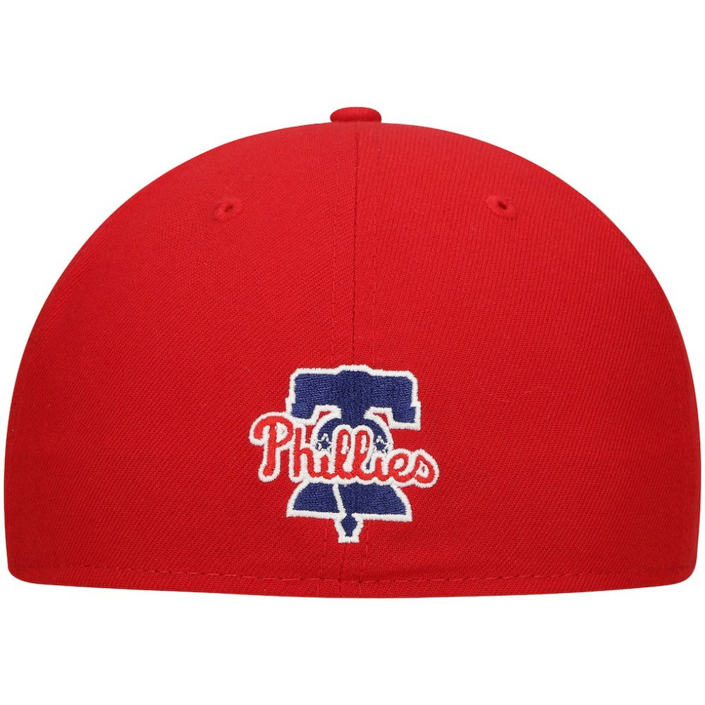 Philadelphia Phillies New Era Shadow Logo 59FIFTY Fitted Hat - Red - New Era Lifestyle