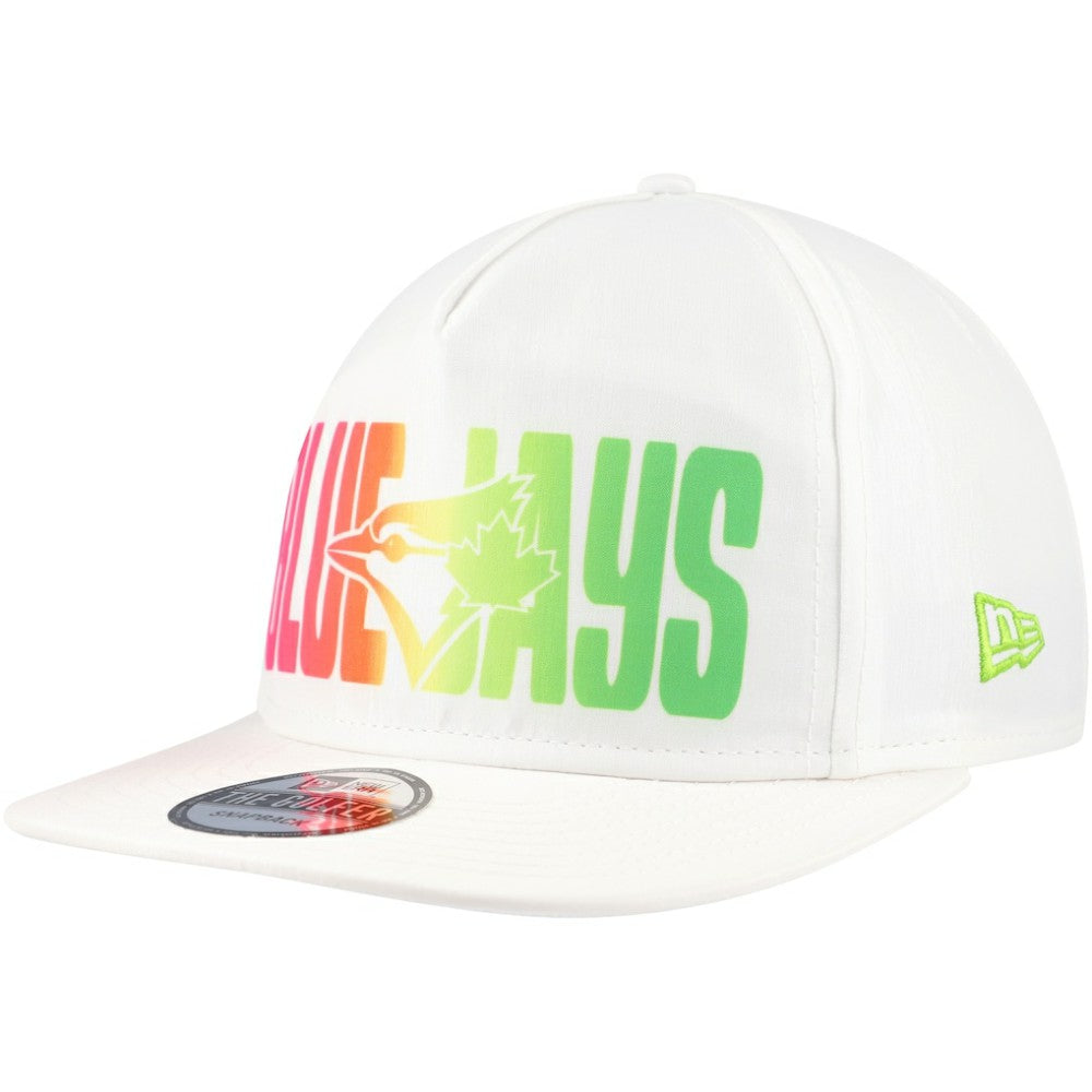 Toronto Blue Jays New Era Spring Spectrum Golfer Snapback Hat - White - New Era Sale