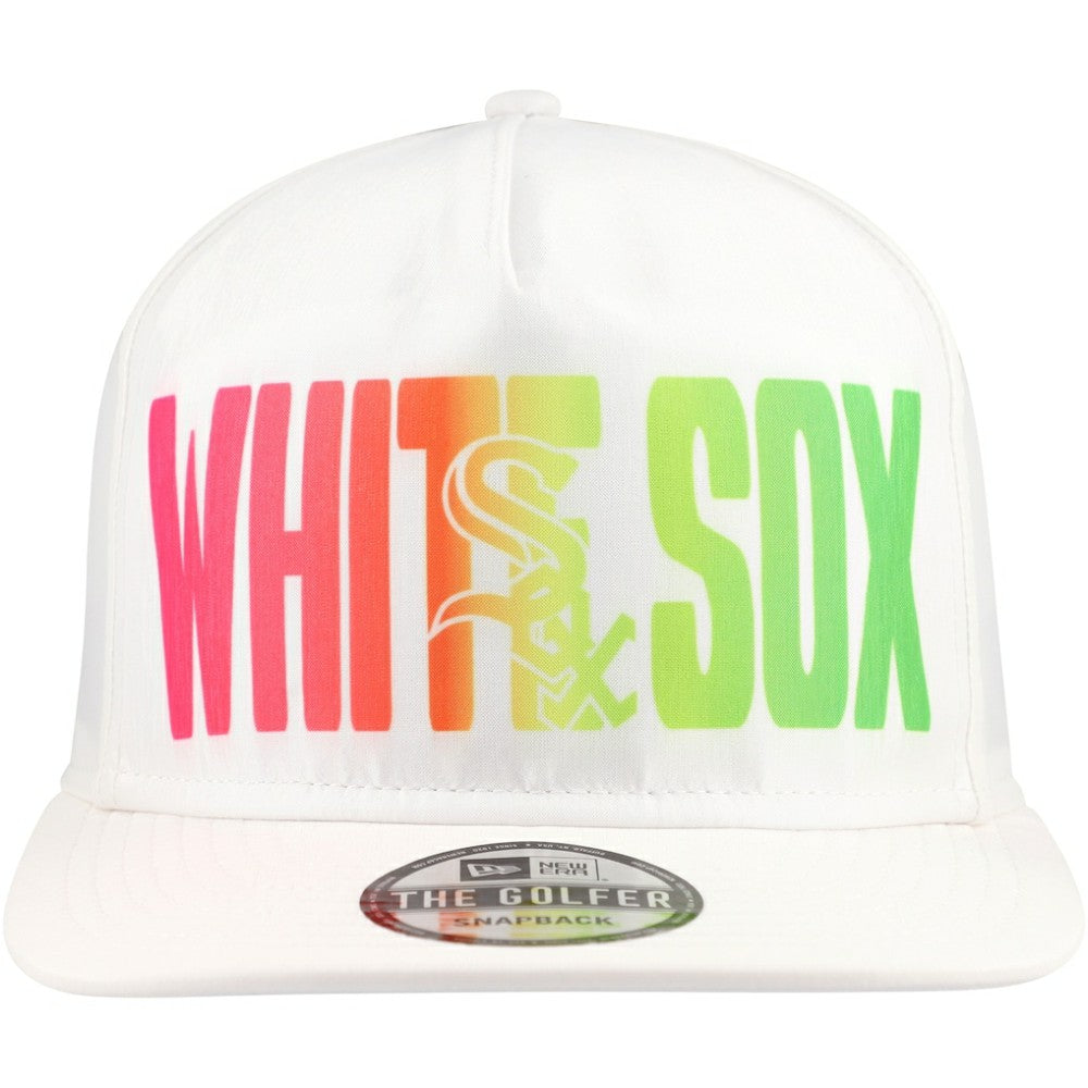 Chicago White Sox New Era Spring Spectrum Golfer Snapback Hat - White - New Era Discount