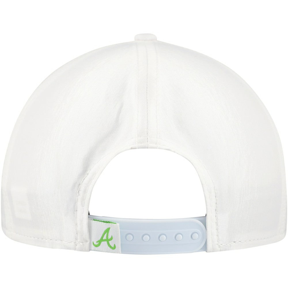 Atlanta Braves New Era Spring Spectrum Golfer Snapback Hat - White - New Era Sale