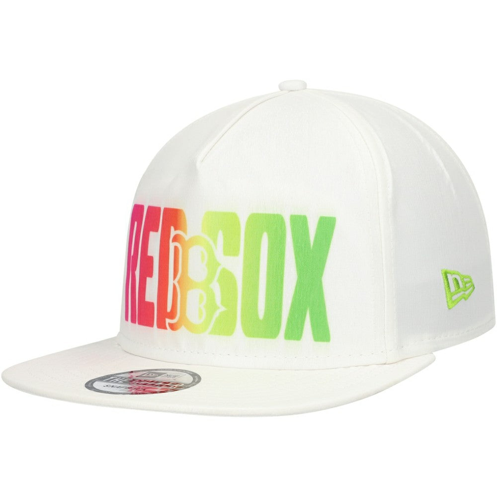 Boston Red Sox New Era Spring Spectrum Golfer Snapback Hat - White - New Era Lifestyle
