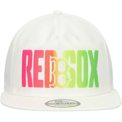Boston Red Sox New Era Spring Spectrum Golfer Snapback Hat - White - New Era Lifestyle