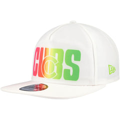 Chicago Cubs New Era Spring Spectrum Golfer Snapback Hat - White - New Era Online