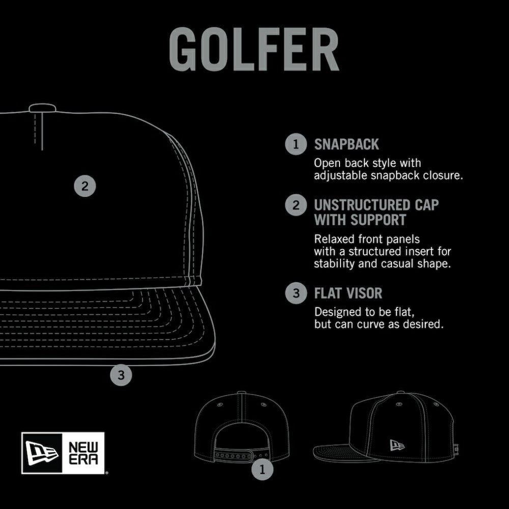 San Francisco Giants New Era Spring Spectrum Golfer Snapback Hat - White - New Era Sale