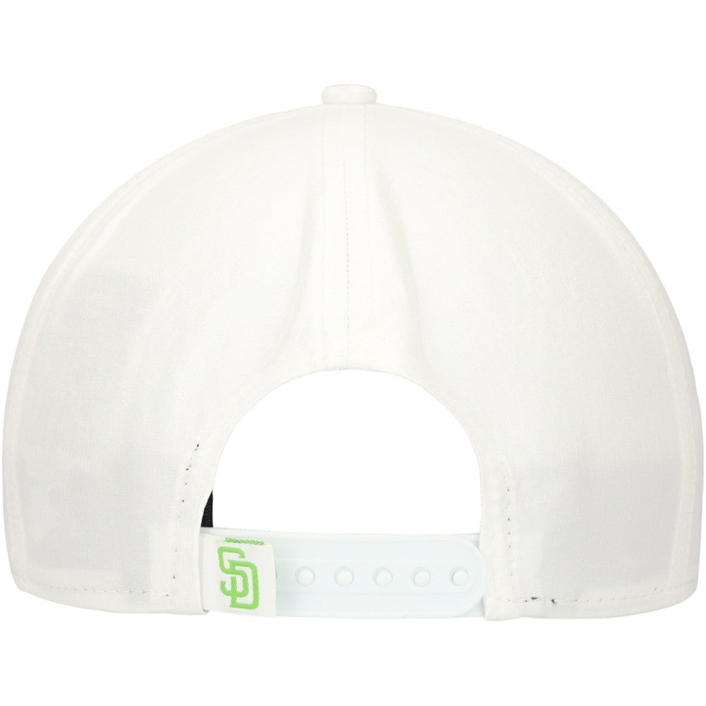 San Diego Padres New Era Spring Spectrum Golfer Snapback Hat - White - New Era on Sale