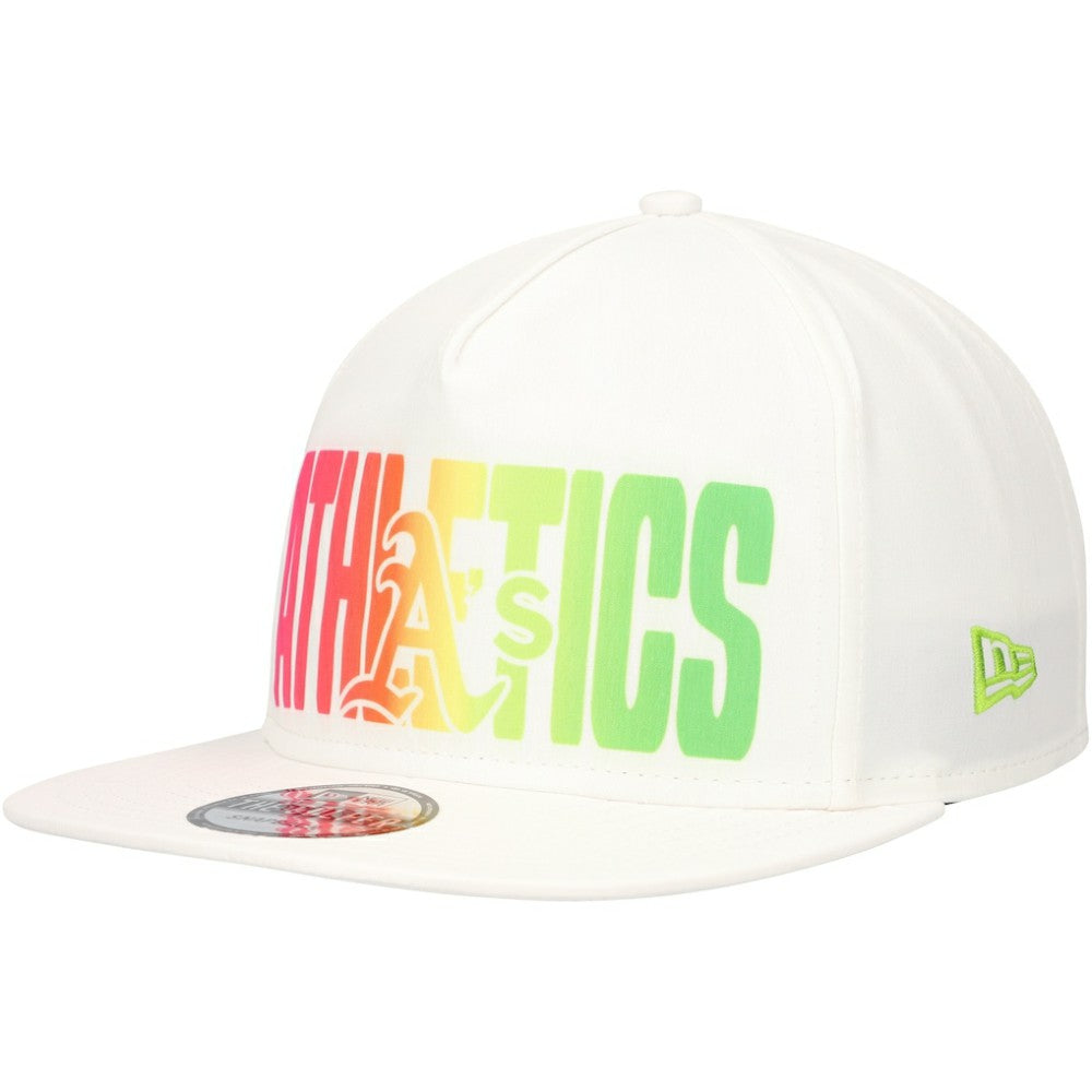 Athletics New Era Spring Spectrum Golfer Snapback Hat - White - New Era Online
