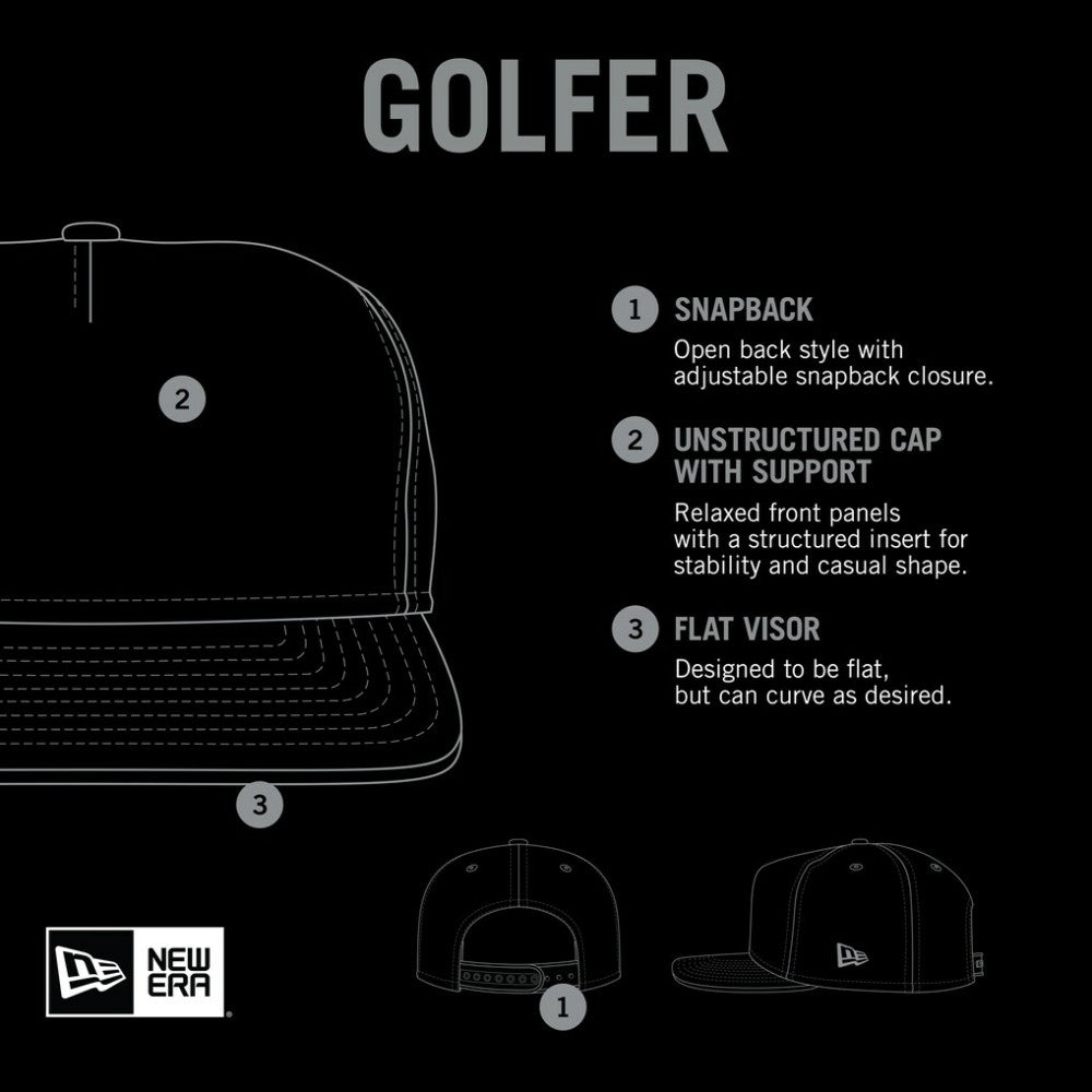 New York Mets New Era Spring Spectrum Golfer Snapback Hat - White - New Era Sale