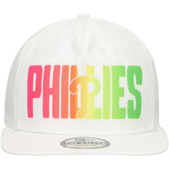 Philadelphia Phillies New Era Spring Spectrum Golfer Snapback Hat - White - New Era Lifestyle