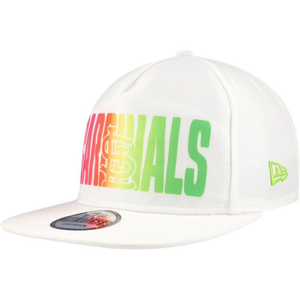 St. Louis Cardinals New Era Spring Spectrum Golfer Snapback Hat - White - New Era Lifestyle