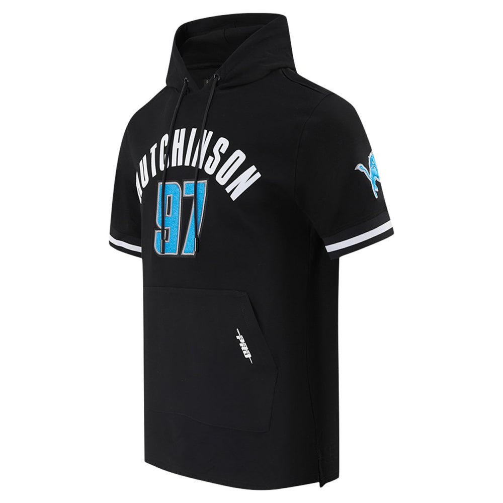 Aidan Hutchinson Detroit Lions Pro Standard Player Name & Number Hoodie T-Shirt Black